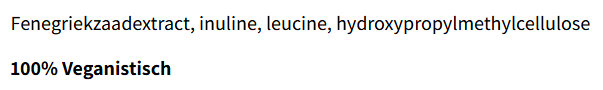 Puriva Ingrediënten